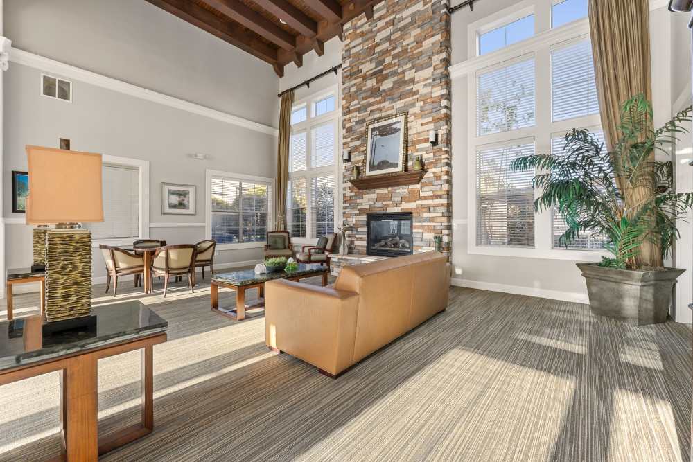 A view of community clubhouse at Costa Ibiza in Houston, Texas