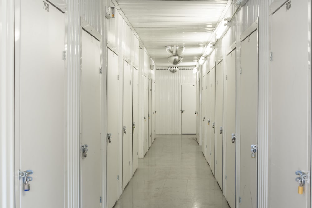 Indoor units hallway at Metro Self Storage in Amarillo, Texas