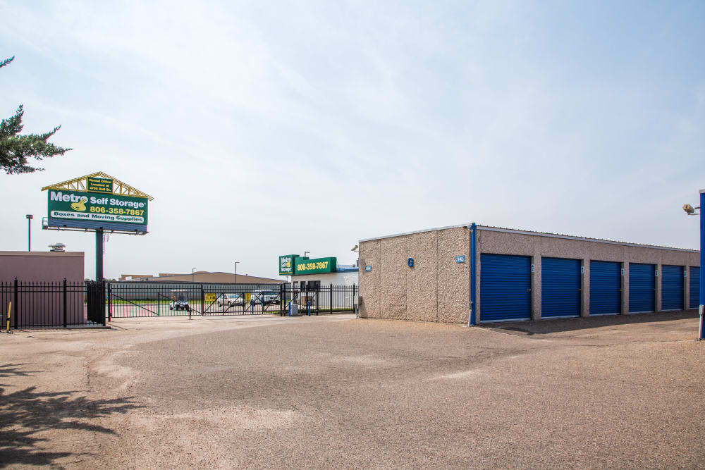 Exterior Units at Metro Self Storage in Amarillo, TX