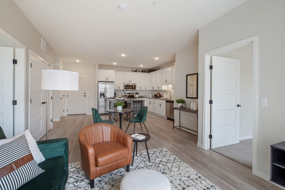 Naturally well-lit Apartments with Hardwood Floors at Arasan Apartments in Shakopee, Minnesota