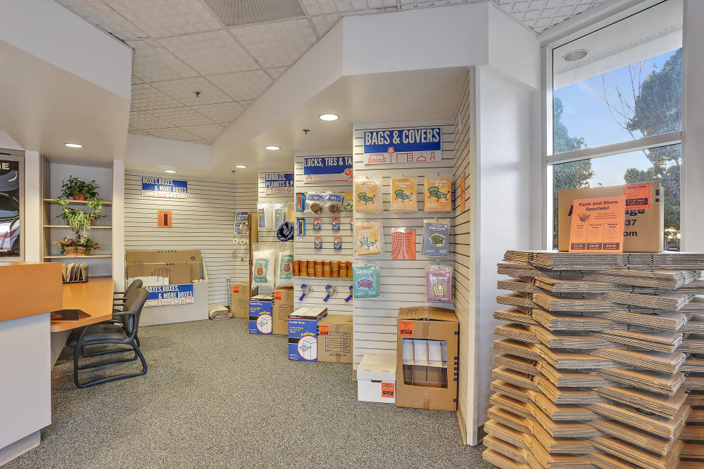 Packing and moving supplies available at A-1 Self Storage in Huntington Beach, California