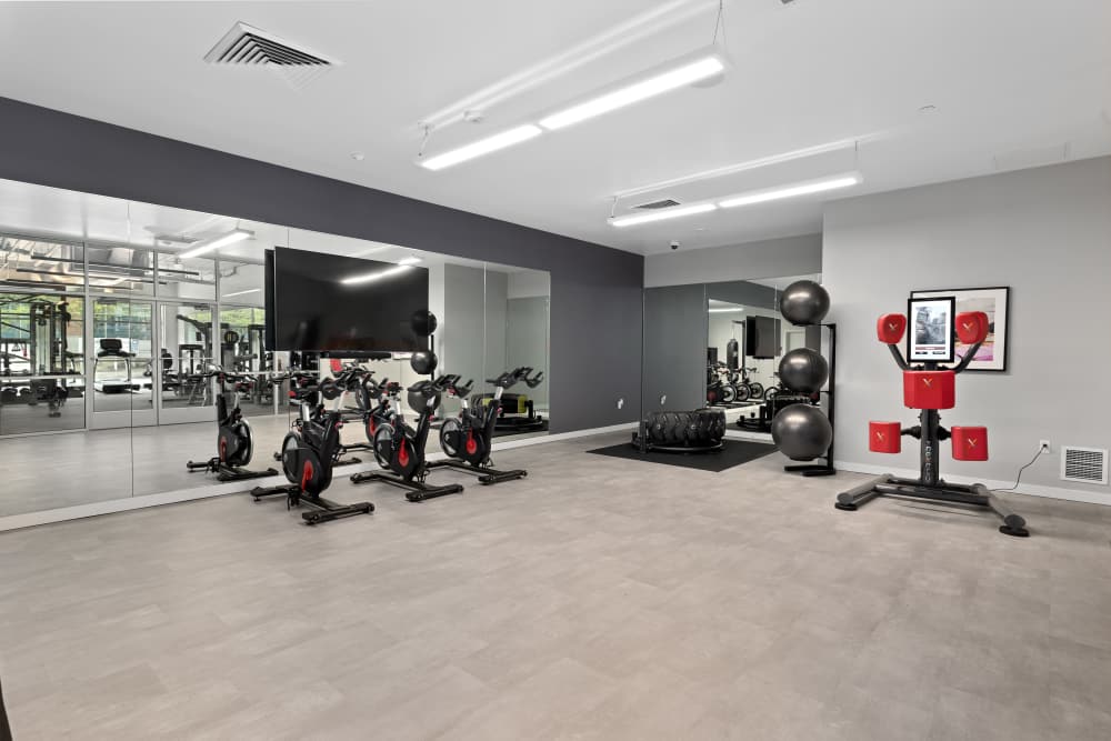 Gym at Radiate in Redmond. WA