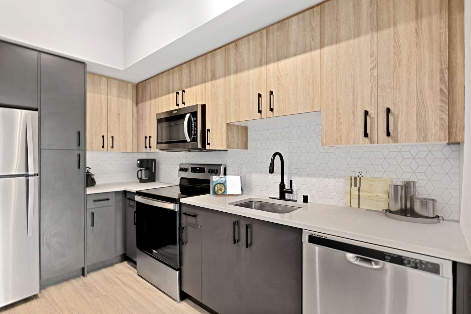 Modern Kitchen at Radiate in Redmond, Washington 