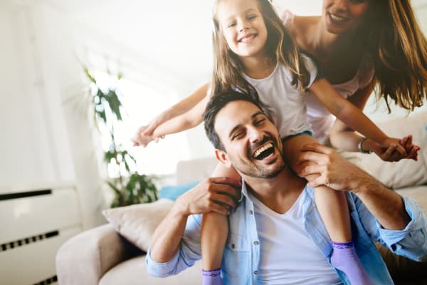 Family having fun at Avilla Northside in McKinney, Texas