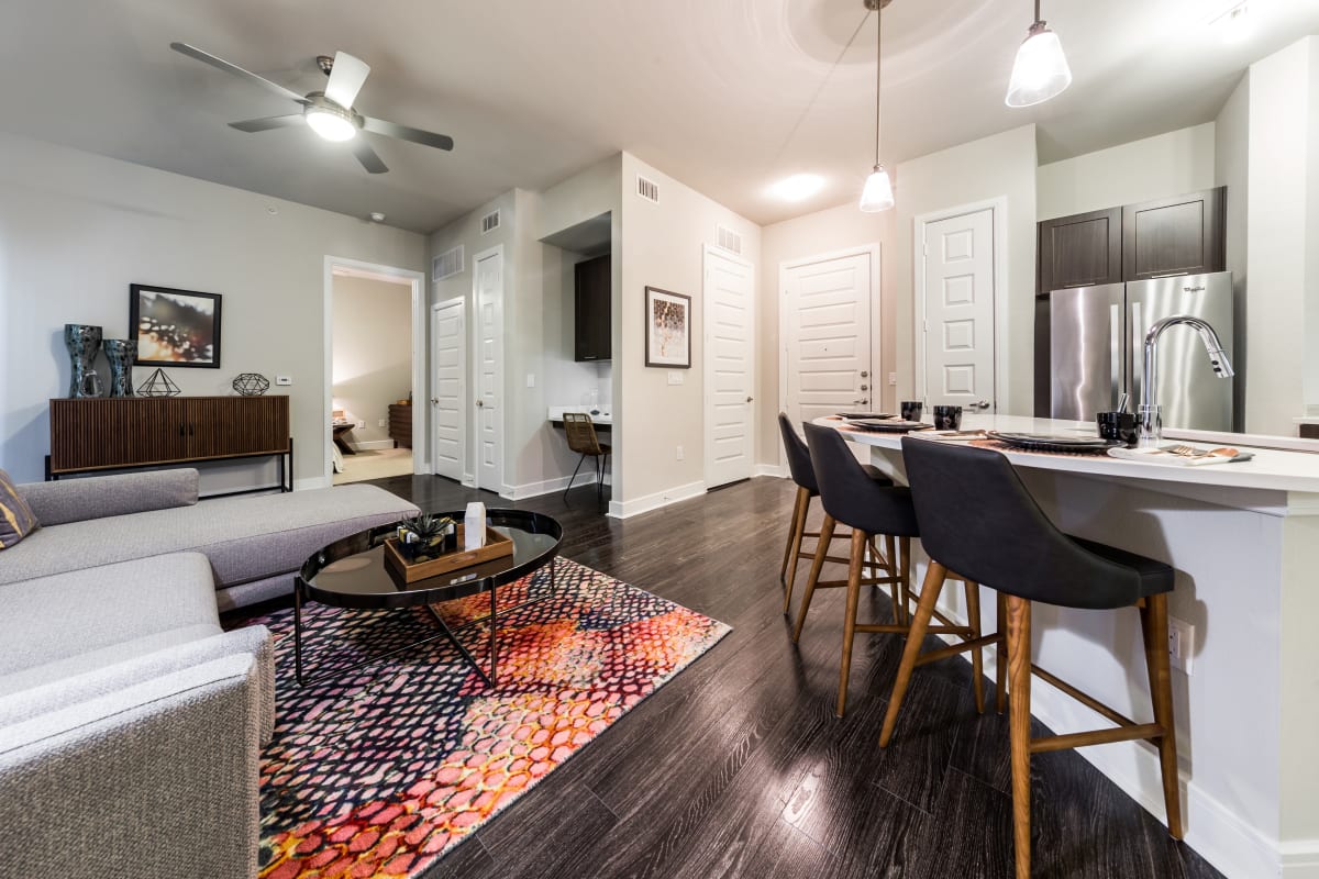 Open, spacious floor plans at Marq 31 in Houston, Texas