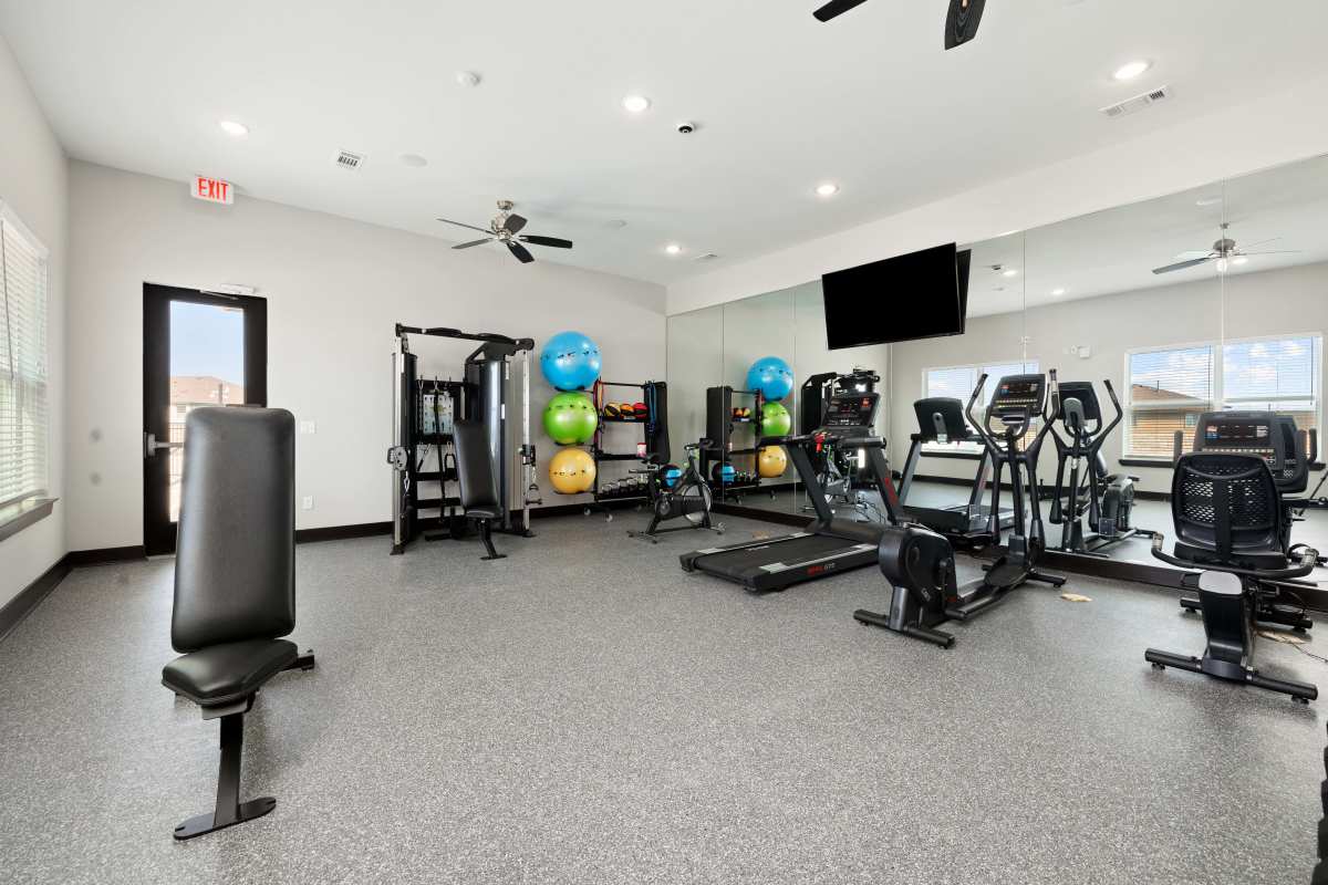  Well-Equipped Fitness Center at The Janson in Del Valle, Texas