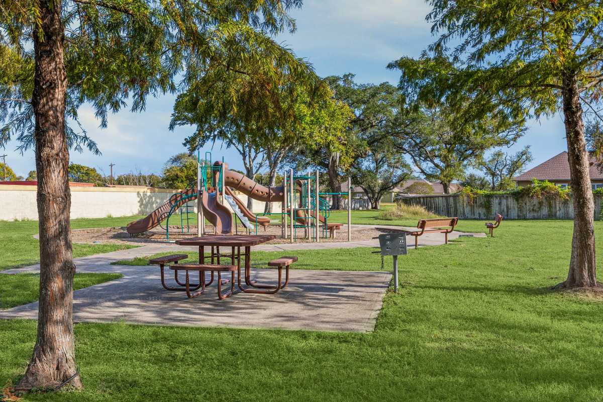  Resident on her tablet at Costa Verde in Clute, Texas      
