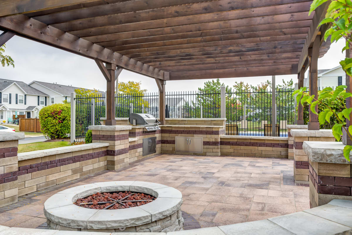 Home exterior at Lakeview Townhomes at Fox Valley