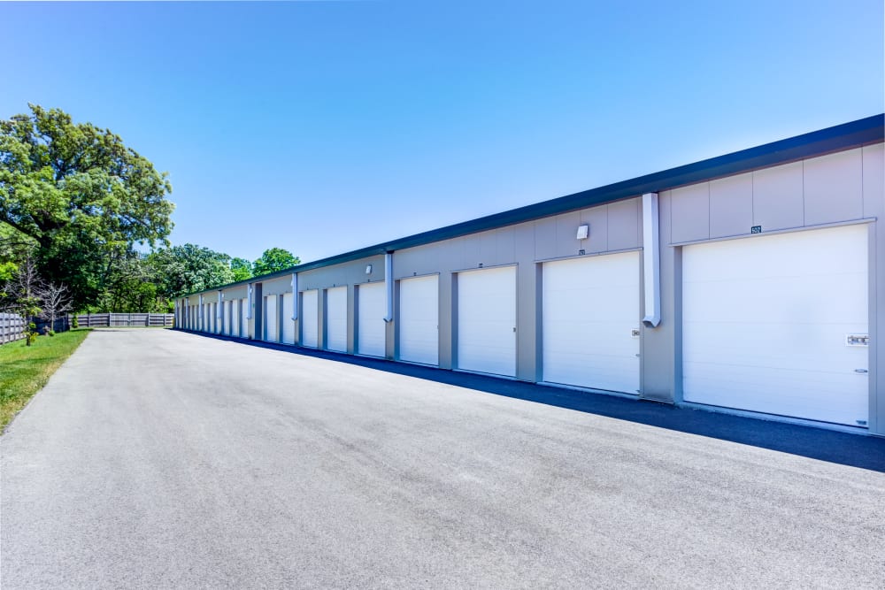 Outdoor units at Metro Self Storage in Deerfield, Illinois