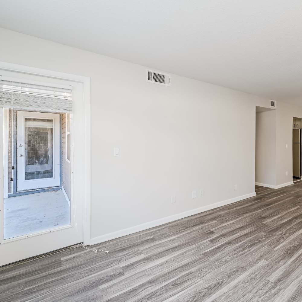 Entrance to the living room at The Links in Chattanooga, Tennessee