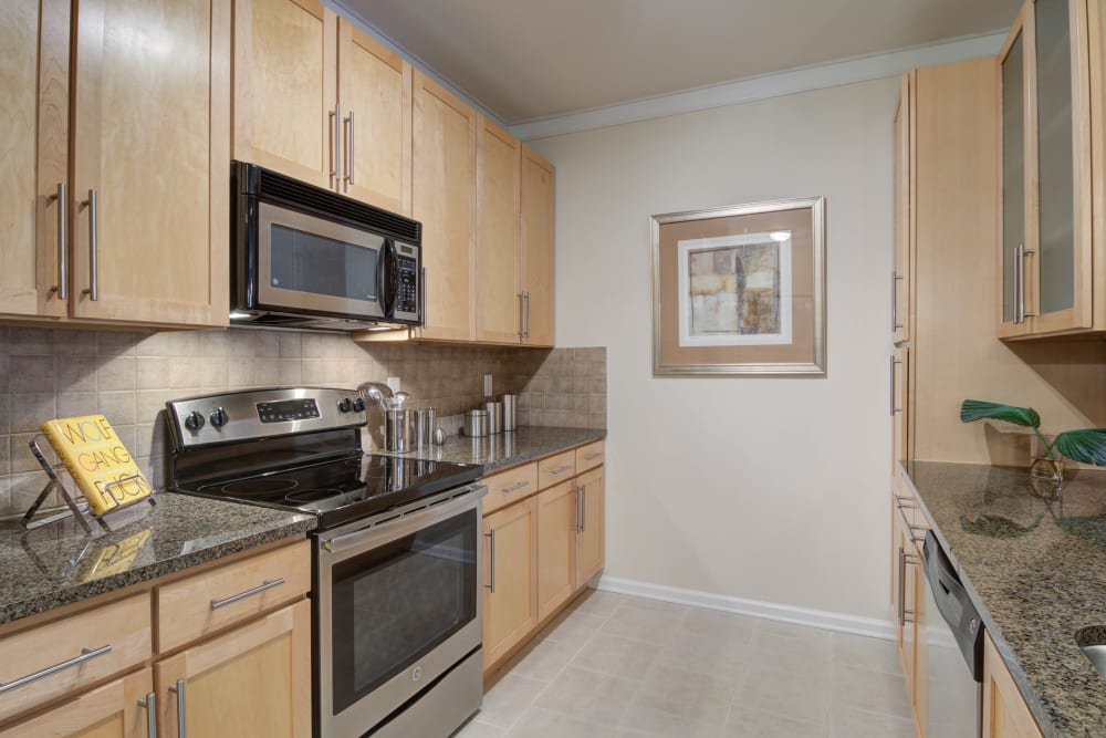 Modern kitchen at Berkeley Heights in Atlanta, Georgia