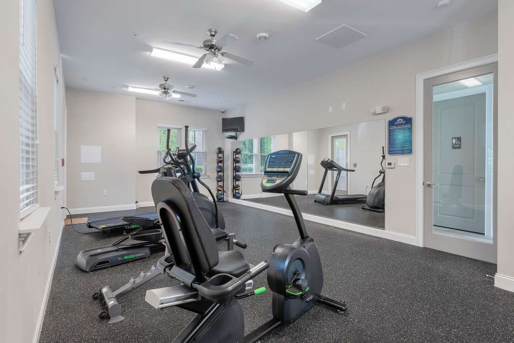 Fitness center at Charthouse at James Island in Charleston, South Carolina