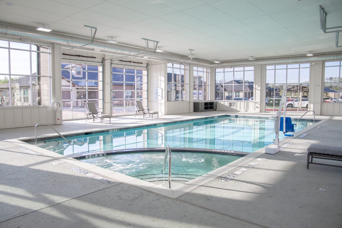 Swimming pool at Watermere at Flower Mound in Flower Mound, Texas