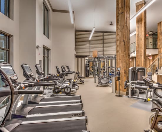 Fitness center at Alta at Jonquil in Smyrna, Georgia