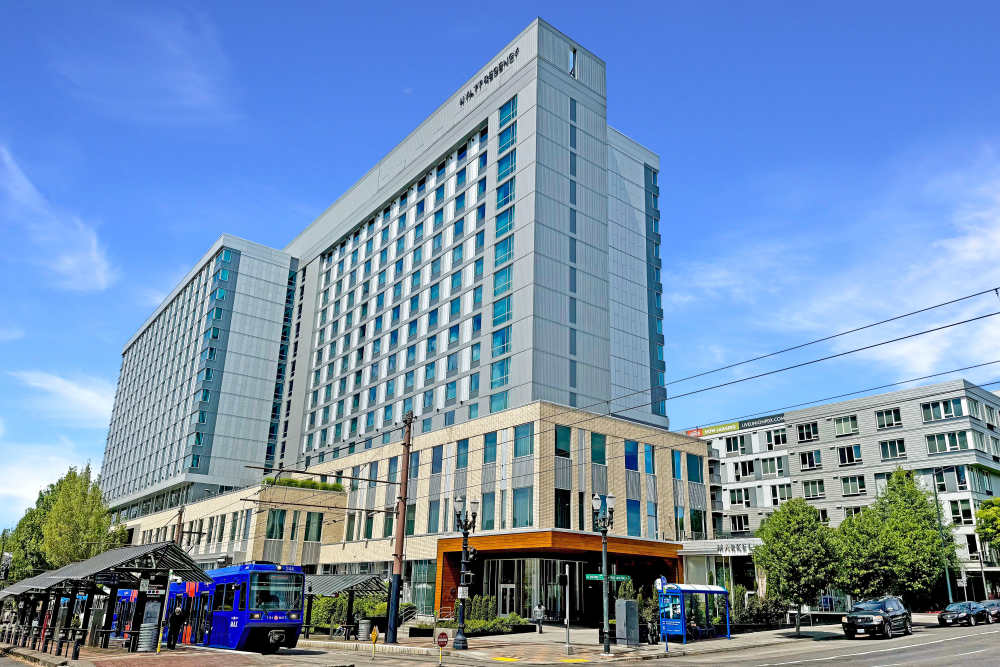 View of building at The Union in Portland. OR