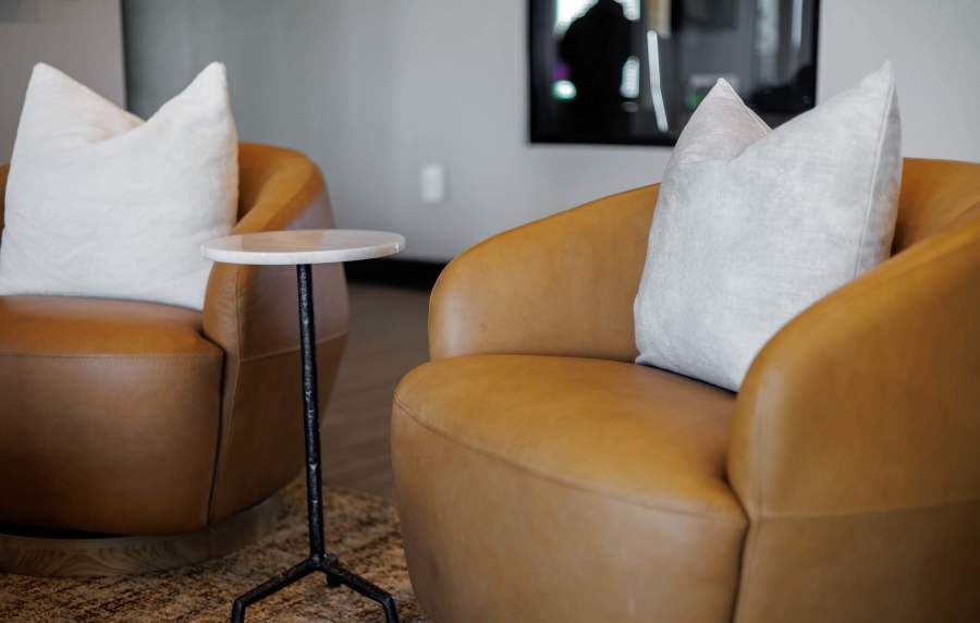 Sofa set at Emerald Place in Lancaster, Ohio