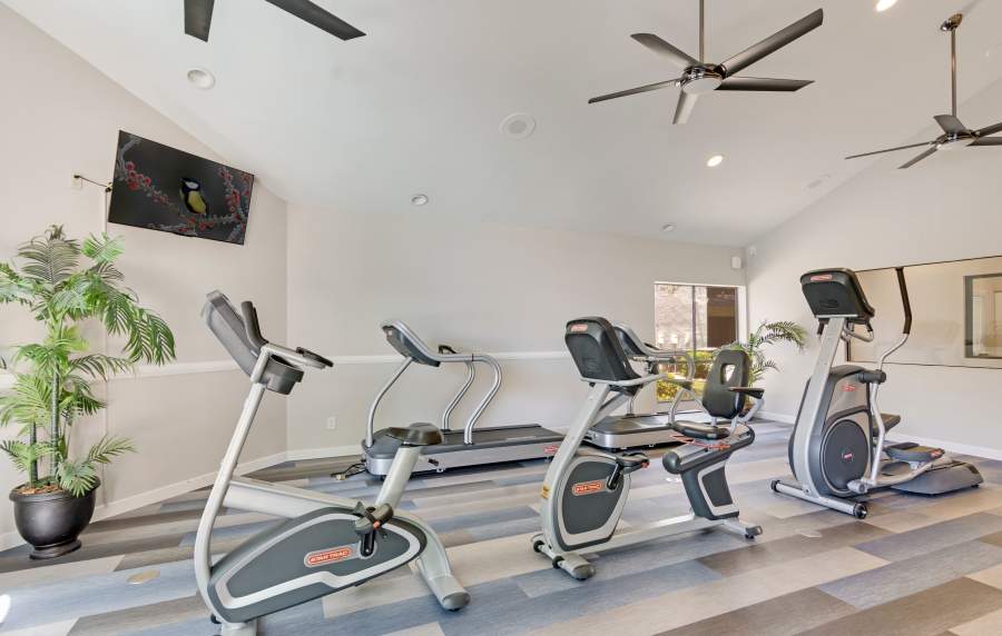 Fitness center at Waterford Place Apartments in Mesa,Arizona