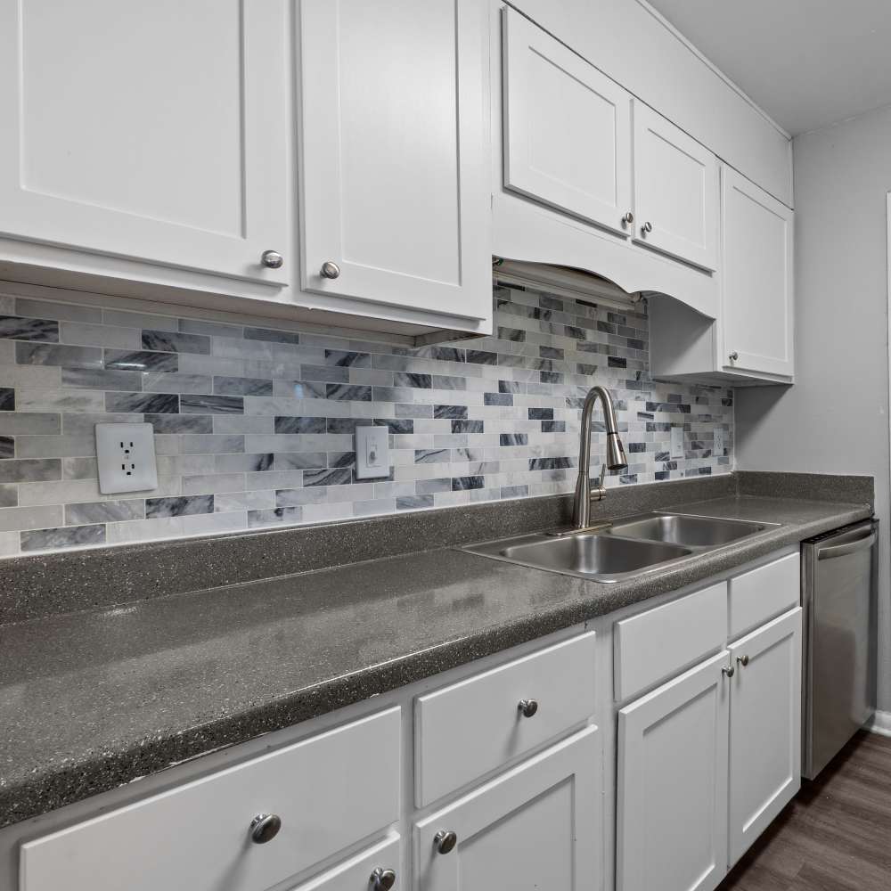 Modern kitchen at Bryan Woods in Garner, North Carolina