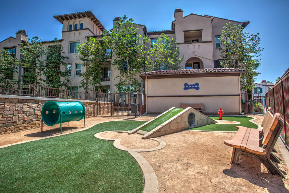 The Bark Park, one of Palisades Sierra Del Oro's numerous community amenities.