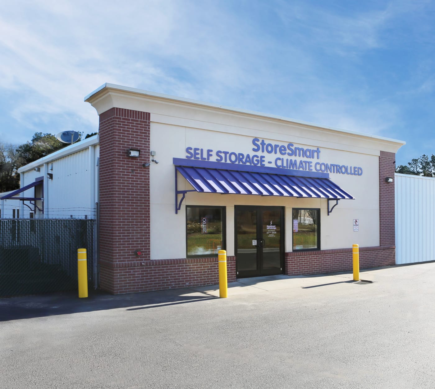 Entrance at StoreSmart Self-Storage in Summerville, South Carolina