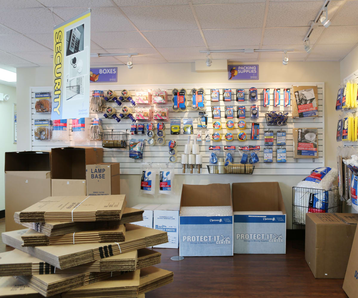 Midgard Self Storage in Lexington, South Carolina, has an onsite moving and packing supply store
