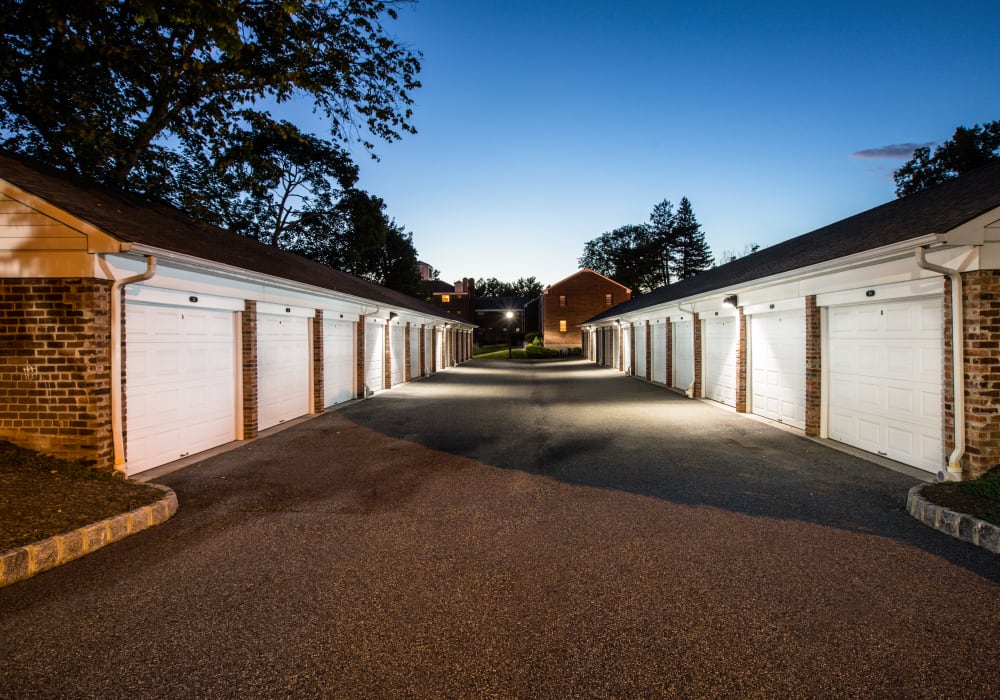 Garage parking at Englewood Village in Englewood, New Jersey