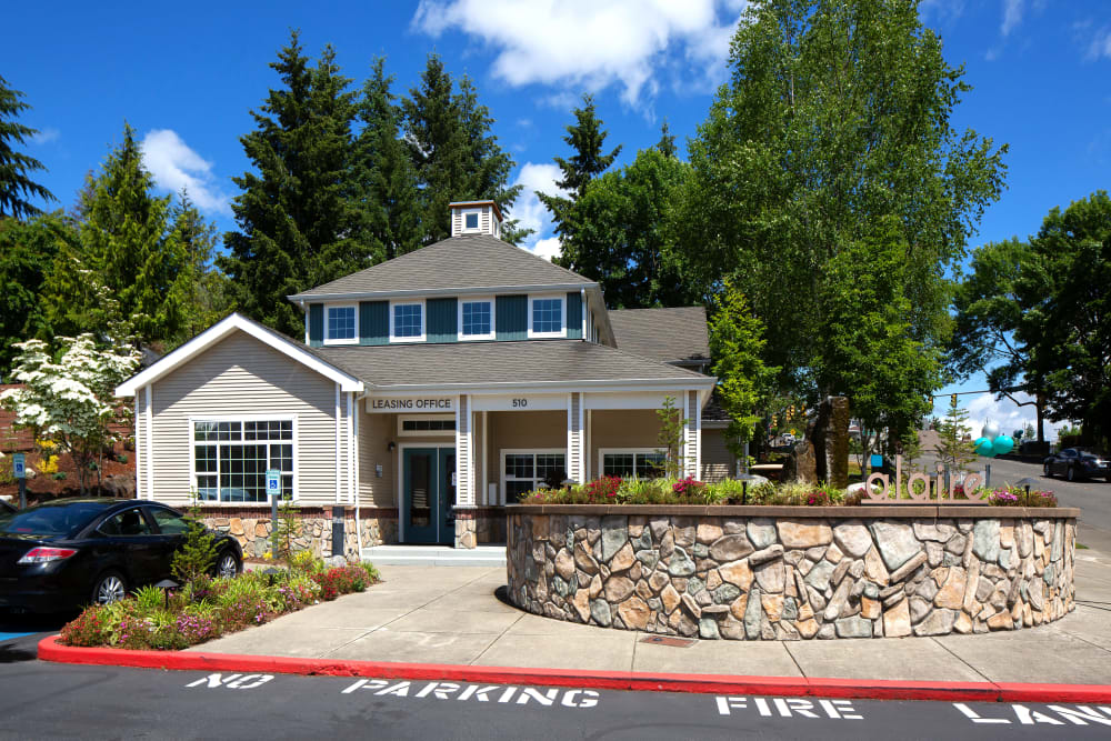 Leasing office at Alaire Apartments in Renton, Washington
