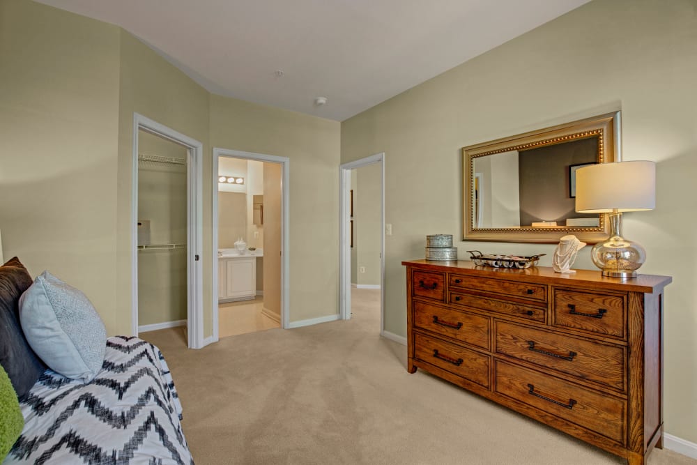 Secondary bedroom at Windsor Commons Apartments in Baltimore, Maryland