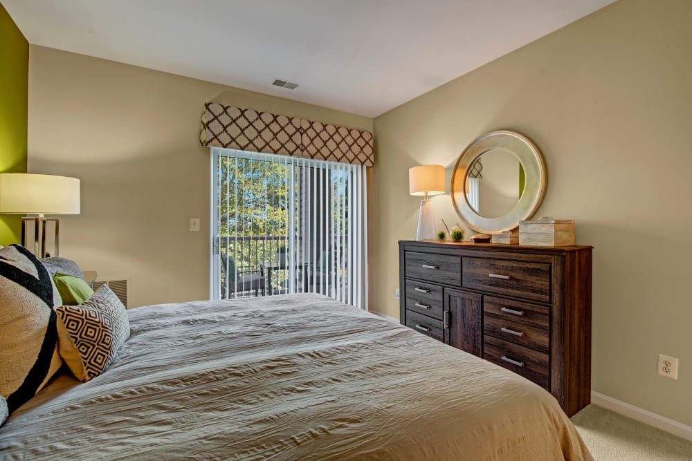 Bedroom at Windsor Commons Apartments in Baltimore, Maryland