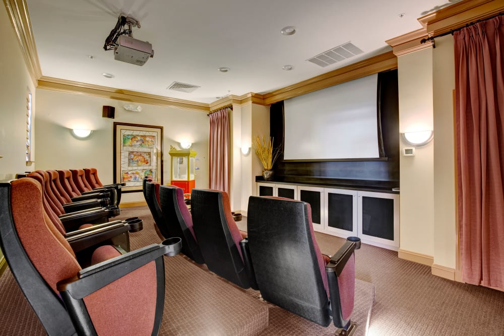 Movie theater at Windsor Commons Apartments in Baltimore, Maryland