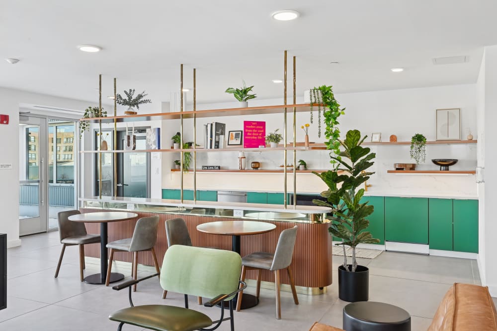 Well decorated clubhouse at Mily on Green in Philadelphia, Pennsylvania