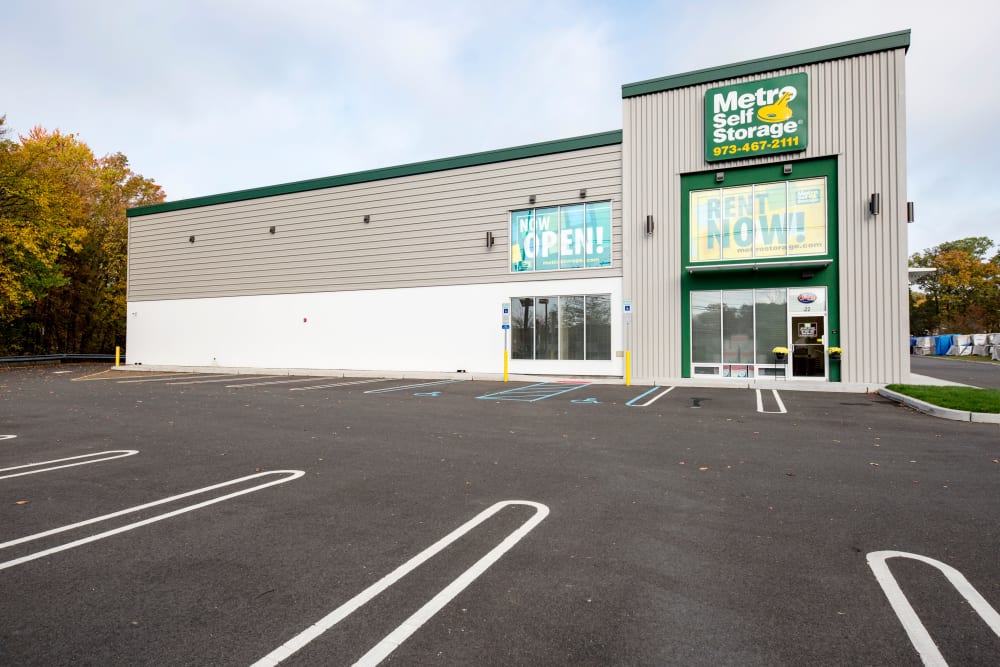 Parking area at Metro Self Storage in Springfield, New Jersey