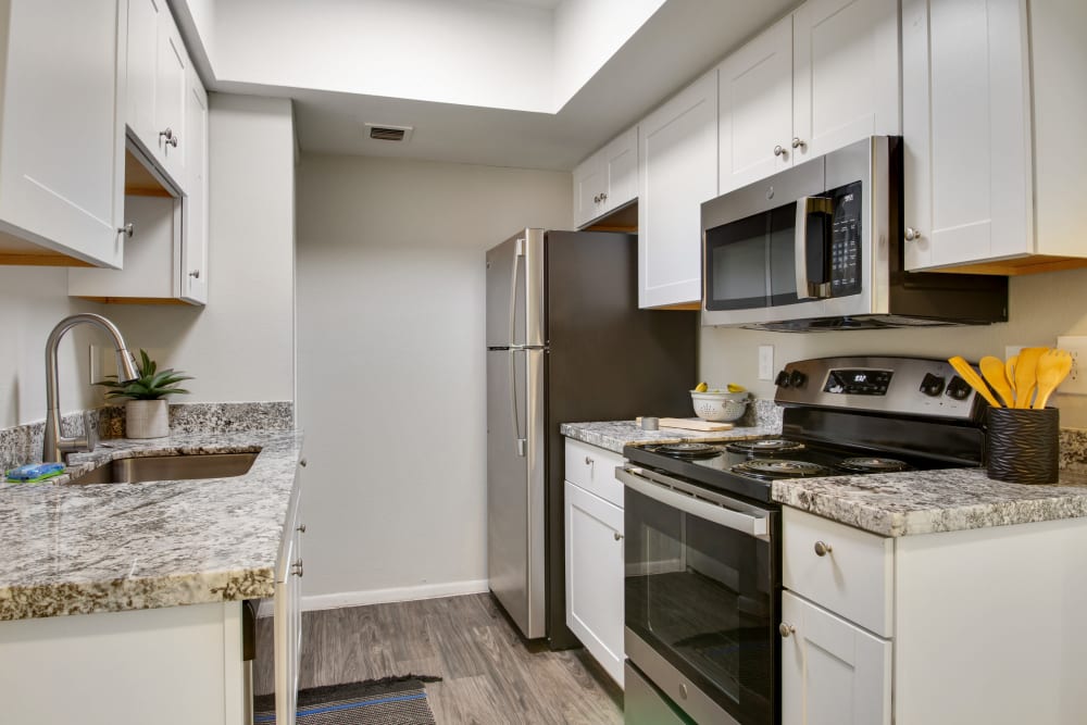 Spacious kitchen area at Alterra in Tucson, Arizona 