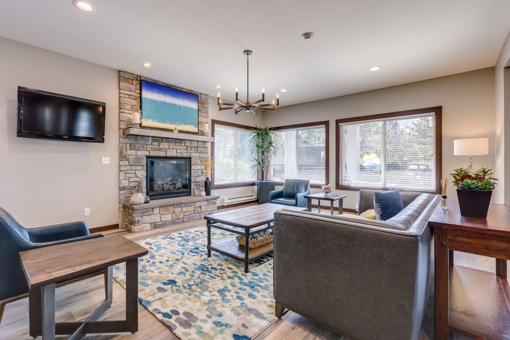 Community common area for resident use at Cascade Ridge in Silverdale, Washington