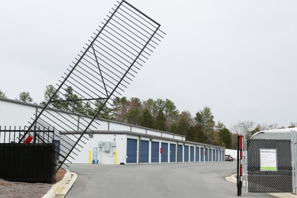 Midgard Self Storage access gate at storage units in Lake Wylie, South Carolina
