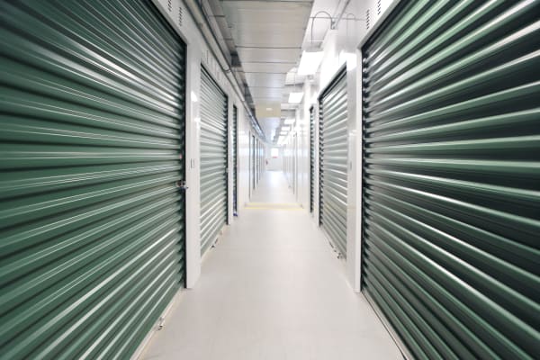 Interior units at Midgard Self Storage in Sheffield, Alabama