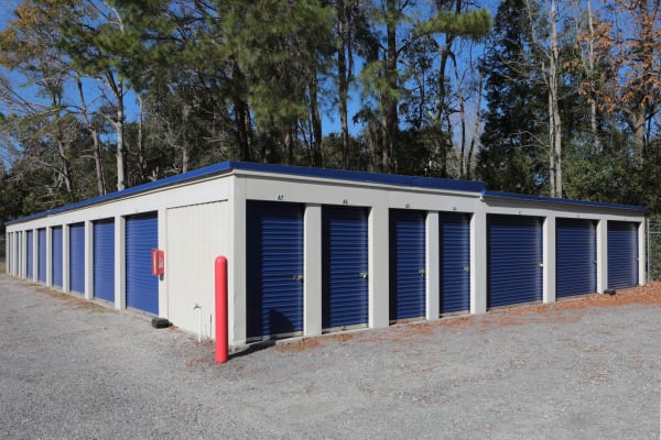 Interior storage units at Midgard Self Storage in Murrells Inlet, South Carolina