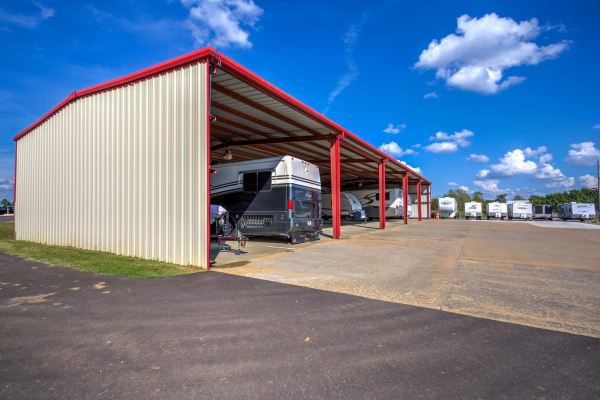 RV storage at Midgard Self Storage in Springfield, Tennessee
