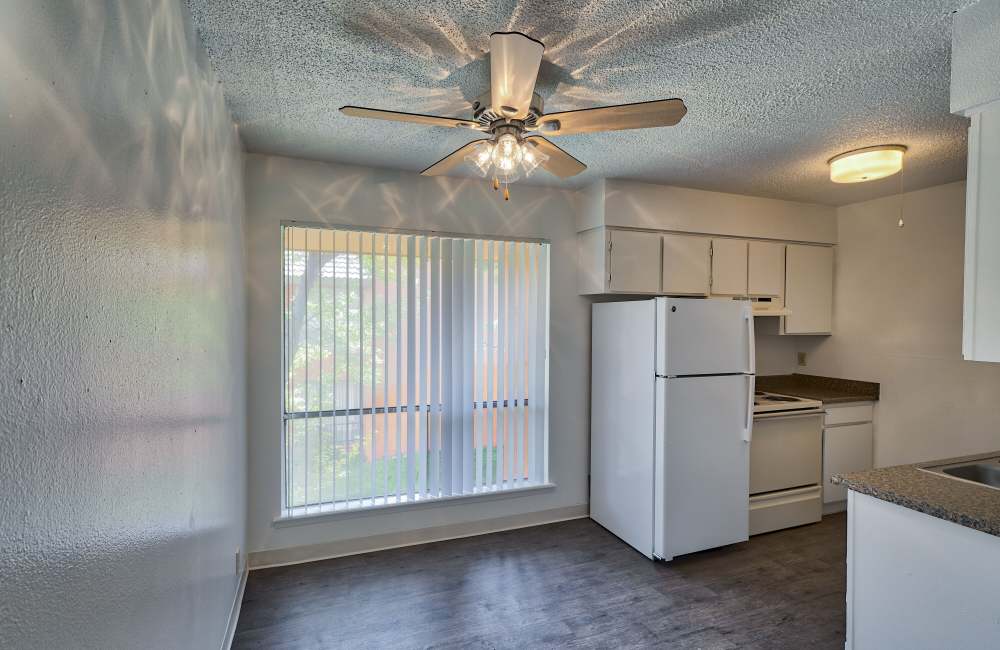 Kitchen with large window at Camino Real in El Paso. TX