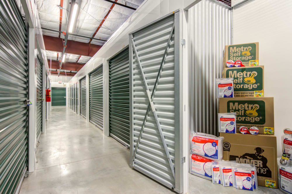 Indoor units at Metro Self Storage in Montgomery, Alabama