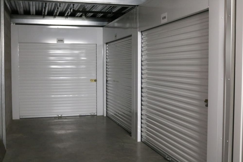 Indoor storage units at Best Storage in Henderson, Nevada
