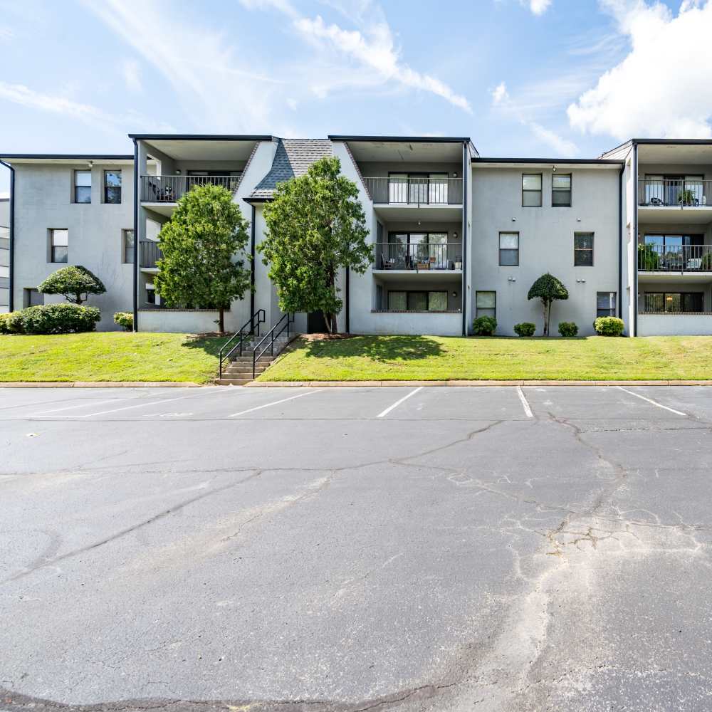 Modern apartments exterior at Germantown Gardens in East Ridge, Tennessee
