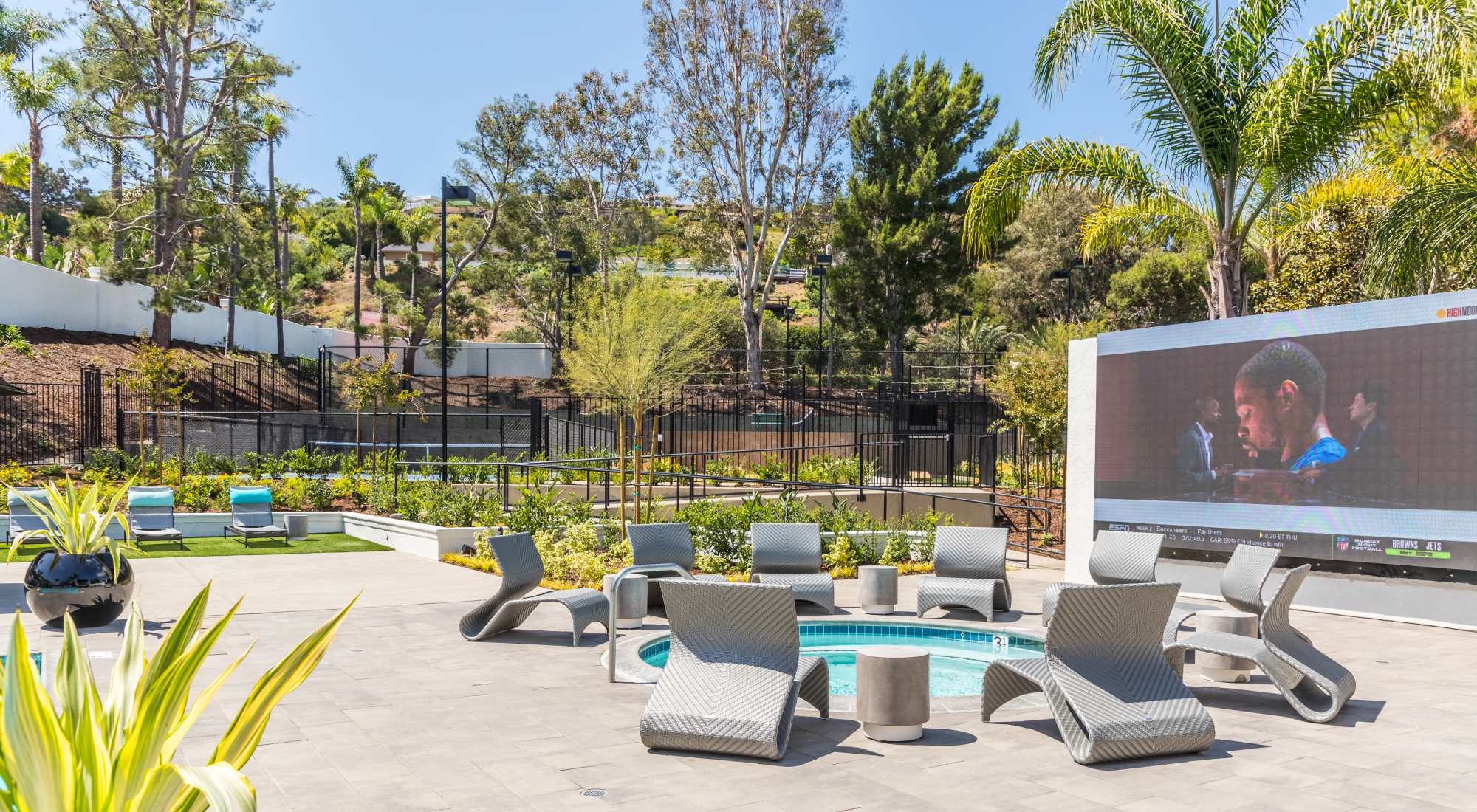 Exterior shot of the property building at Marea in Dana Point, California