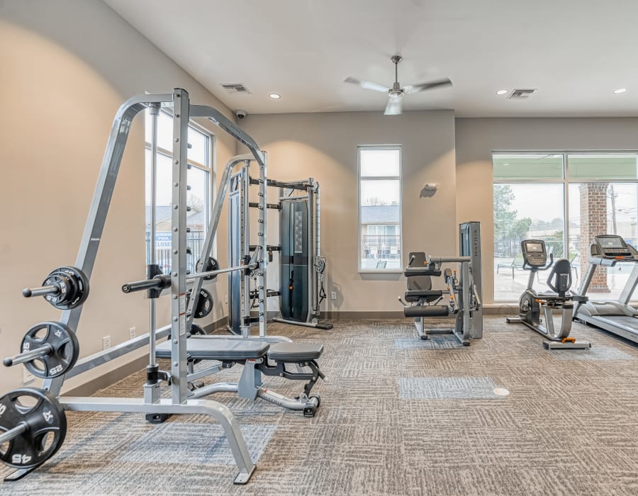 Fitness center at Fountains of Edenwood in Cayce, South Carolina