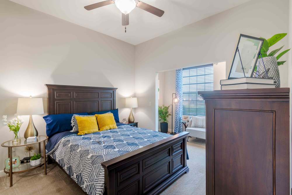 Bedroom at Boulders at Overland Park Apartments in Overland Park, KS