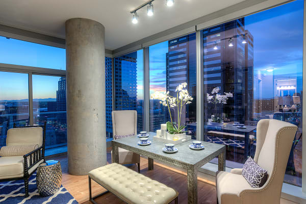 Enjoy apartments with incredible city views at CityScape Residences in Phoenix, Arizona