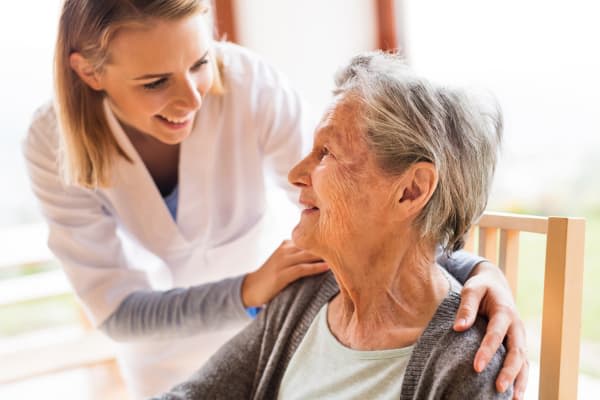 Caregiver at and resident at Arbour Square of Harleysville in Harleysville, Pennsylvania
