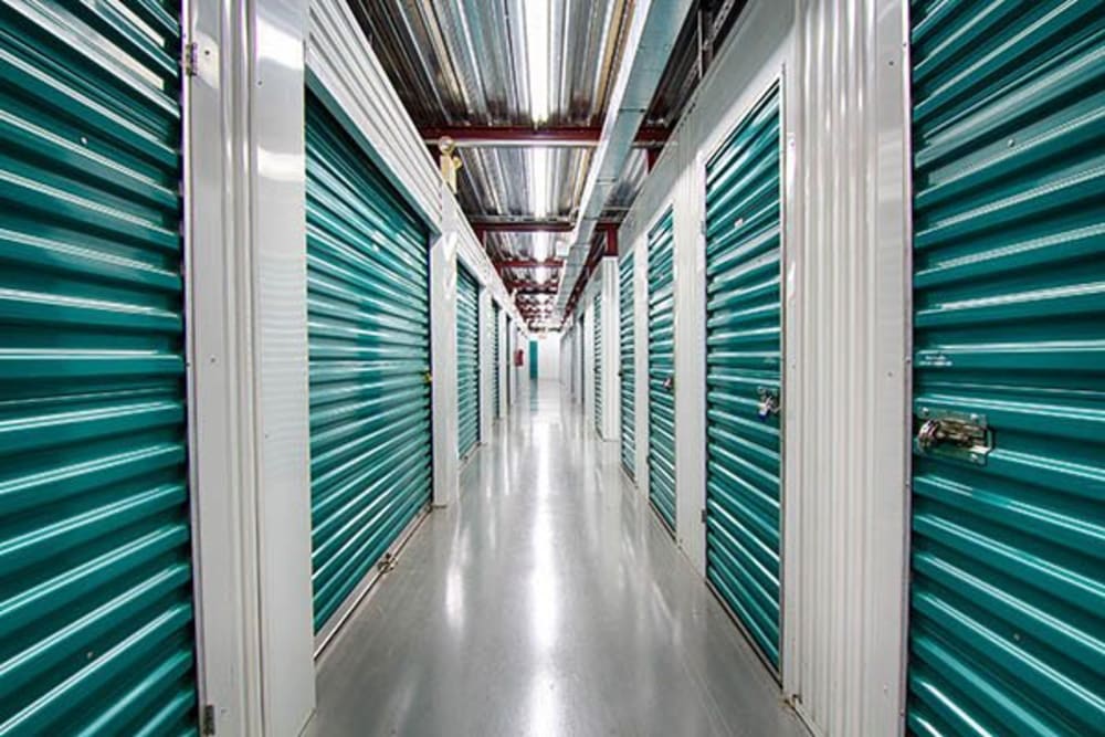Metro Self Storage RS indoor storage units in Roswell, Georgia