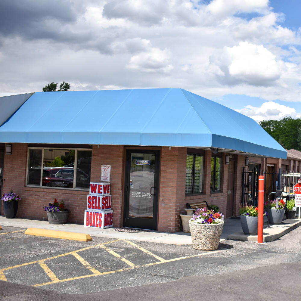 The front door at STOR-N-LOCK Self Storage in Boise, Idaho