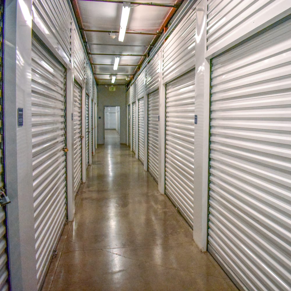 Interior storage units at STOR-N-LOCK Self Storage in Littleton, Colorado